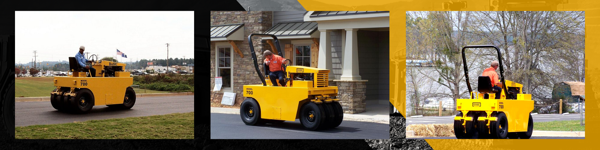 Model 700 Pneumatic Asphalt Roller photos